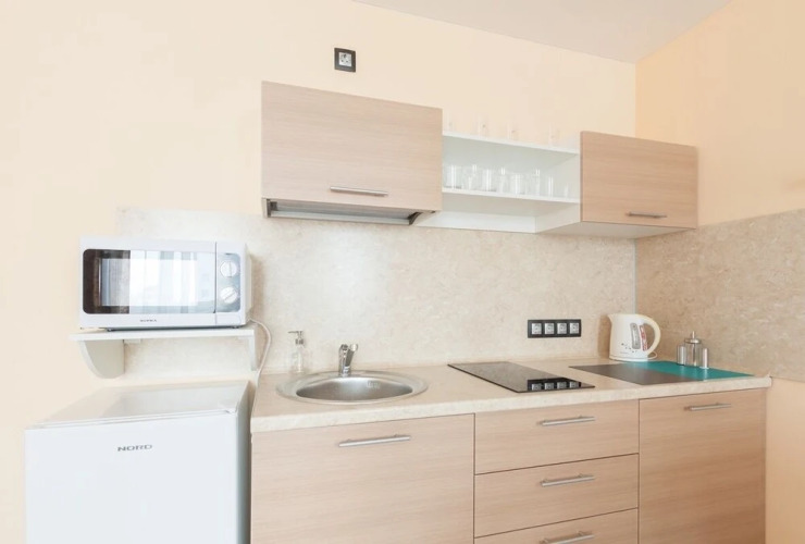 Фотография номера квартиры Апартаменты «Этажи на перекрестке улиц Юмашева и Папанина»