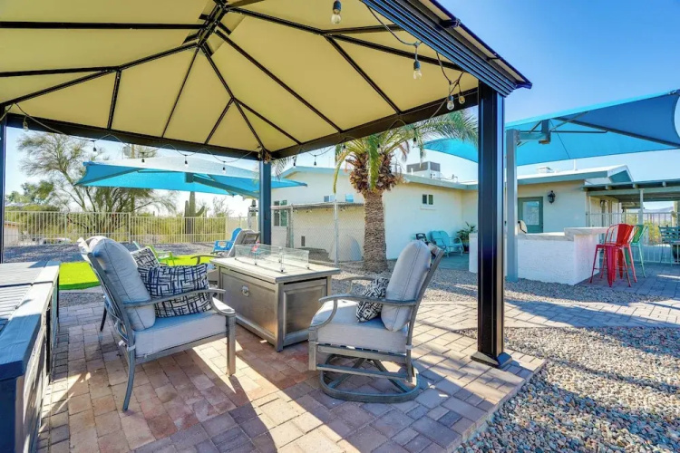 Classy Tucson Escape w/ Fire Pit on 5 Acres!