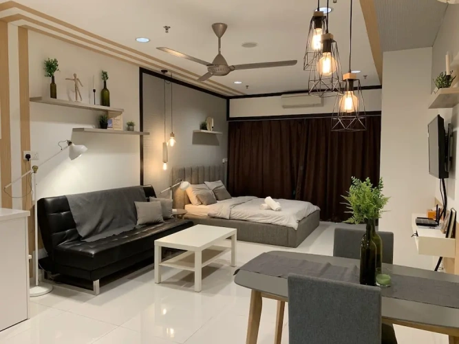 Standard Double Studio with balcony and with city view