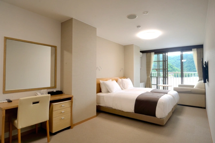 Standard Twin room with lake view