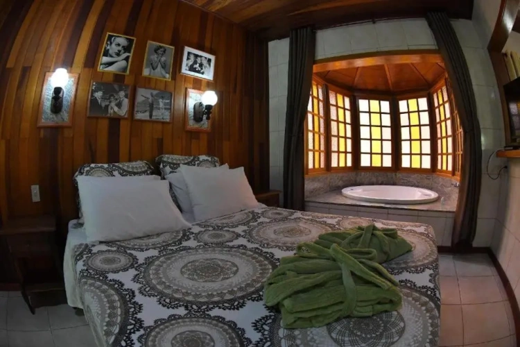 Chalet with balcony and with view