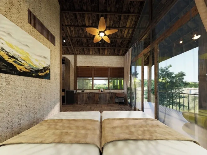 Deluxe Double room with mountain view