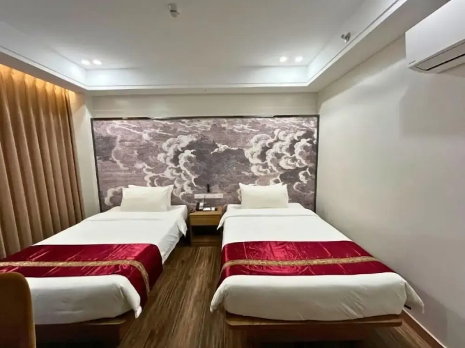 Superior Twin room with balcony and with city view