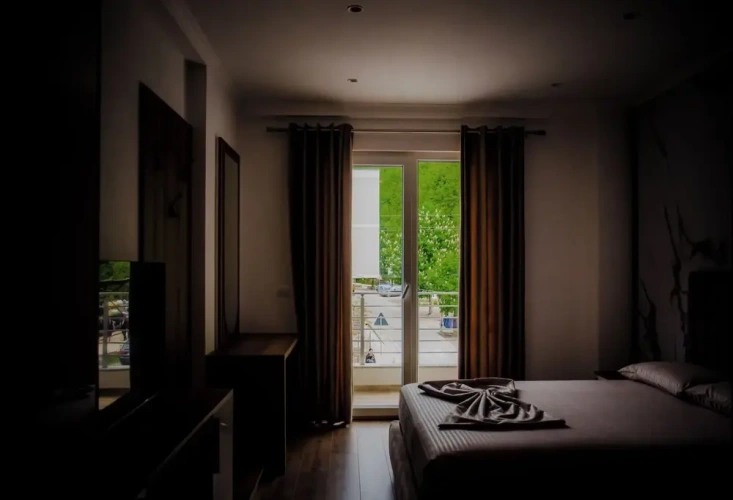 Standard Twin room with balcony and with mountain view