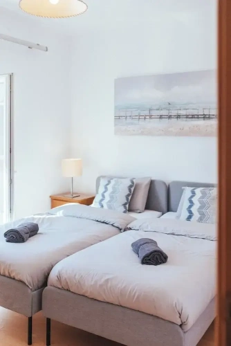 Deluxe Twin room with balcony and with sea view