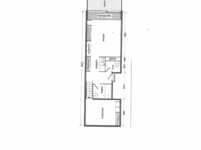 Appartement Les Arcs 1600, 2 pièces, 6 personnes - FR-1-411-340