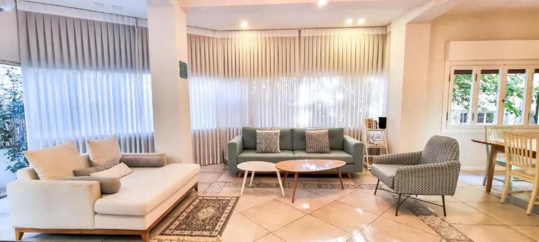 Charming 2 Bdr Apartment Garden Dizengoff #TL41
