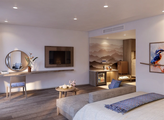 Deluxe Double room with garden view