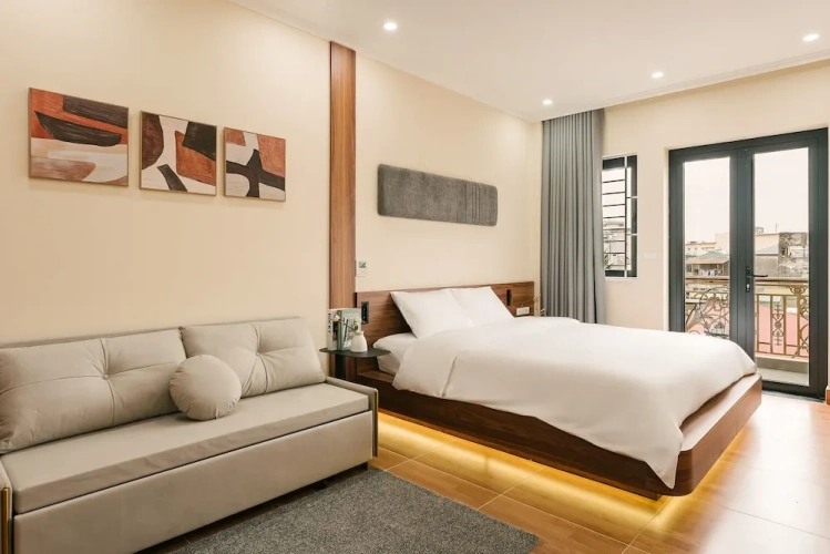 Deluxe Double Apartment with balcony and with city view