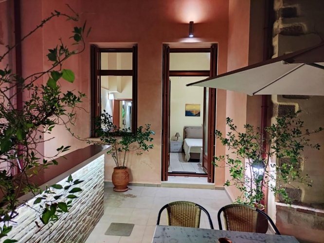 Apartment with balcony and with view