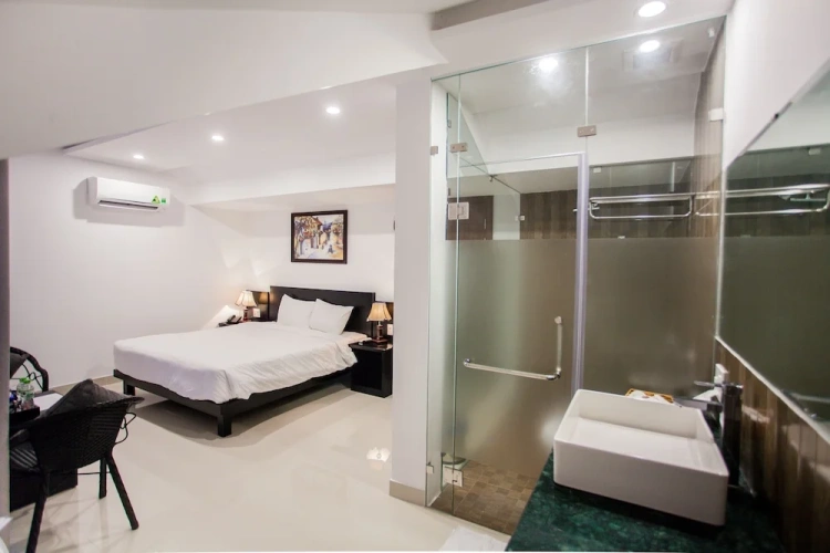 Standard Attic room with balcony and with river view