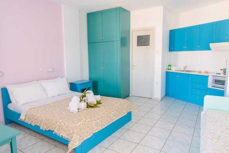 Studio with balcony and with sea view
