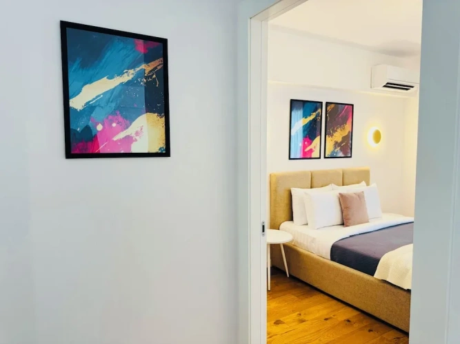 Superior Double Apartment with balcony and with courtyard view
