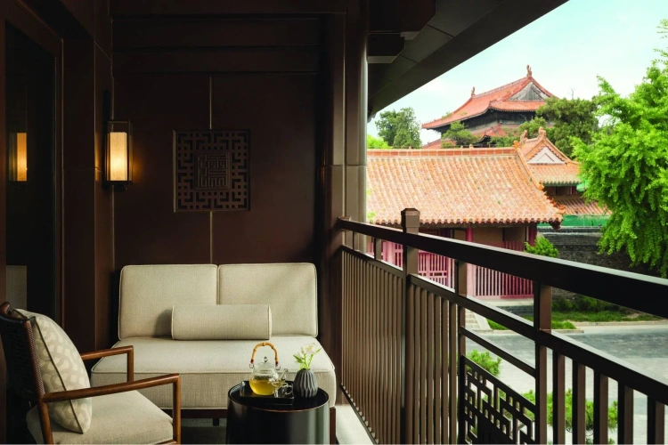 Premier Double room with balcony and with garden view
