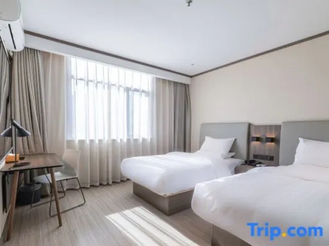 Deluxe Twin room with street view