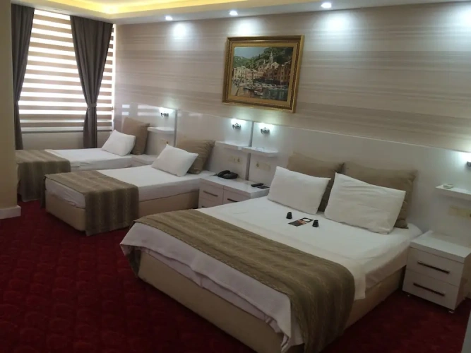 Standard Quadruple room with balcony and with view