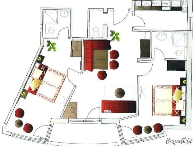 2 Bedrooms Apartment