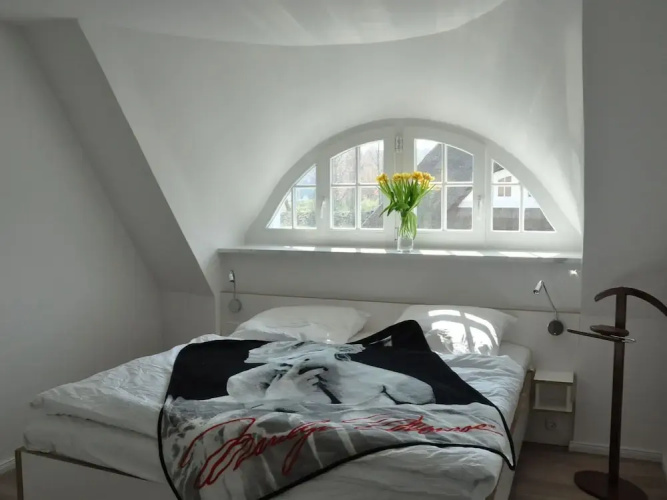Reetdachhaus am Bodden mit Sauna