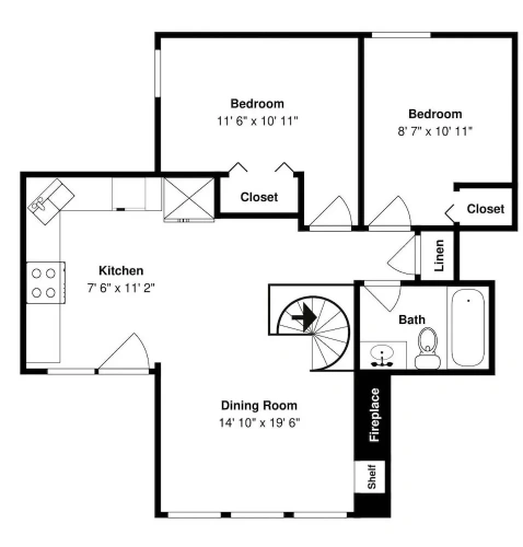 2 Bedrooms Cottage
