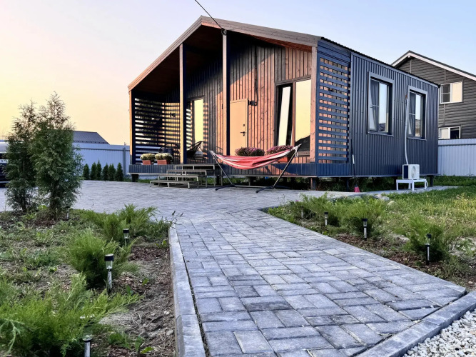 Фотография номера Коттеджа Частный дом Уютный дом в стиле барнхаус, с сауной, недалеко от реки