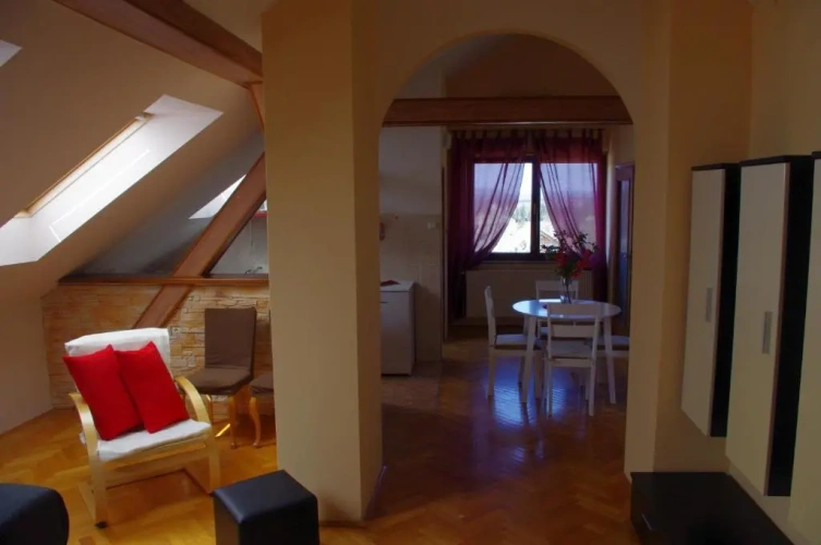 Apartment with balcony and with view