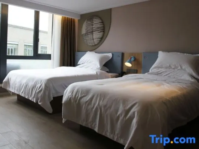 Standard Twin room with street view