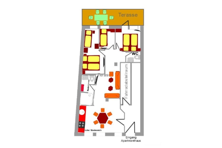 3 Bedrooms Apartment