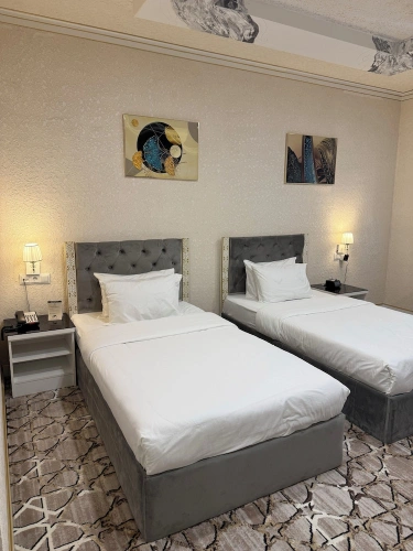 Standard Twin room with balcony and with city view