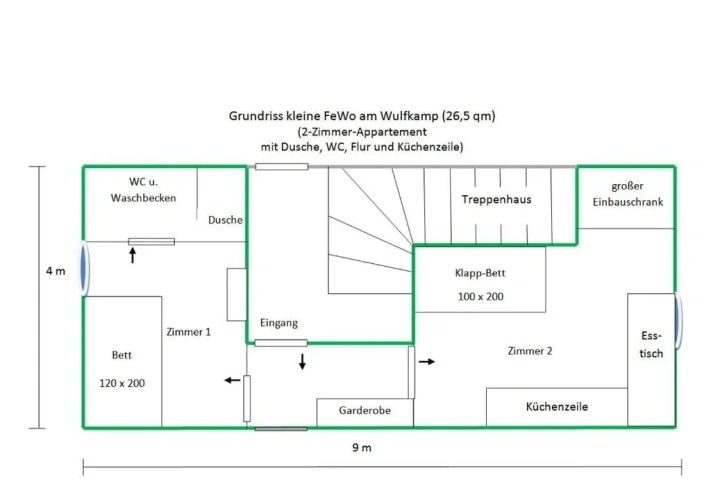 2 Bedrooms Apartment