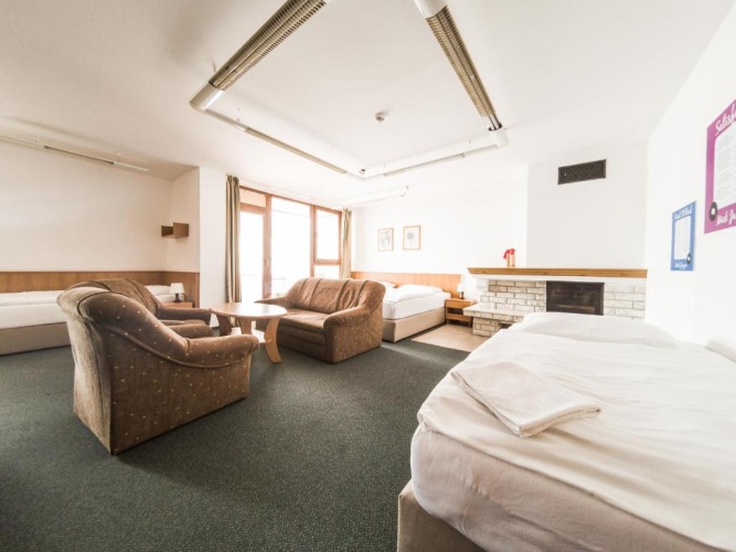 Studio with balcony and with view