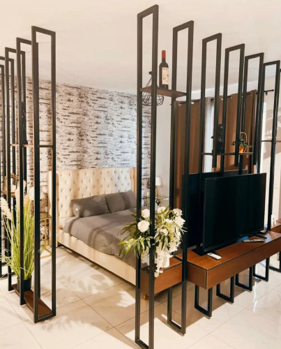 Lovely designed studio, with sofa bed and balcony
