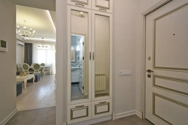Luxury white apartment