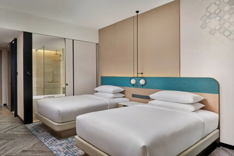 Standard Twin room with sea view