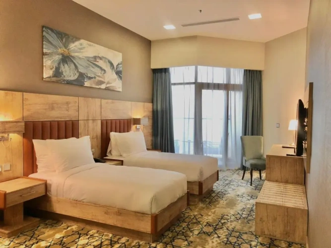 Deluxe Double room with partial sea view
