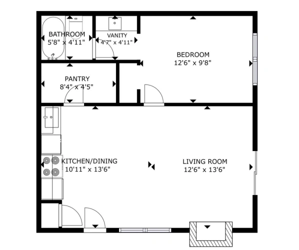 1 Bedroom Standard room