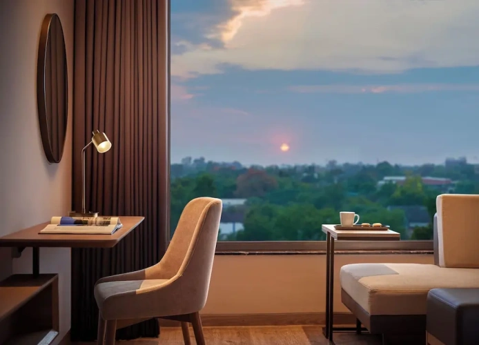 Standard Twin room with pool view