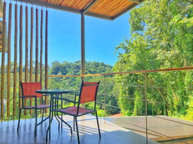 Studio with balcony