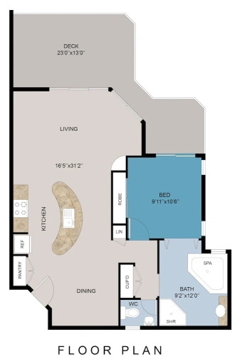 1 Bedroom Apartment with balcony
