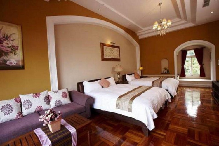 Deluxe Quadruple room with balcony and with view