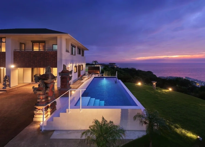 Villa with balcony