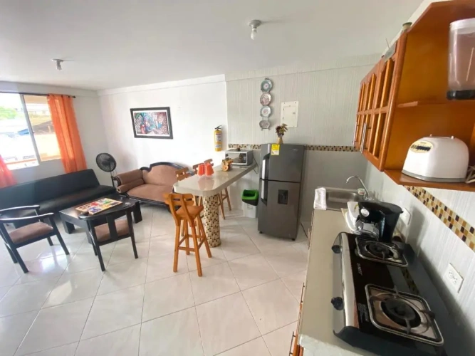 Apartment with balcony and with view