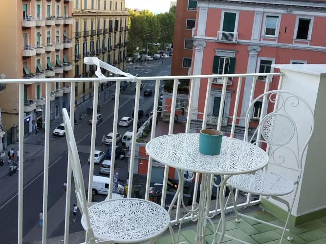 Standard Triple room with balcony and with sea view
