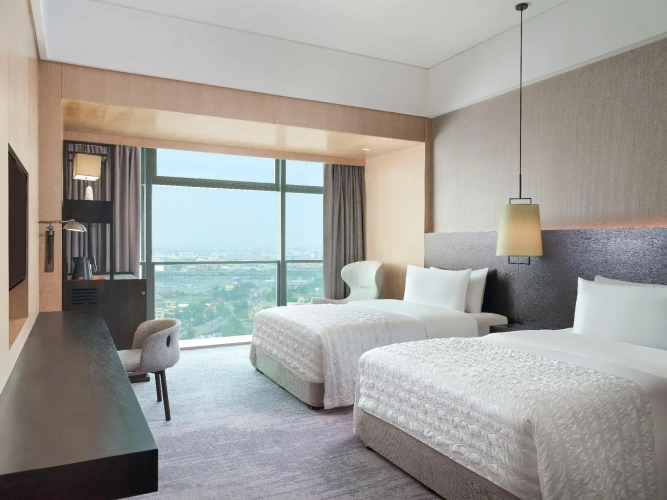 Standard Twin room with city view