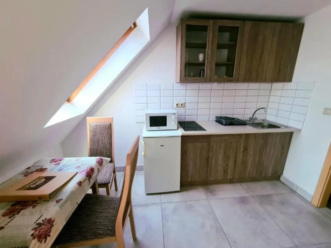 Studio with balcony