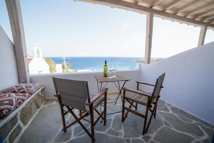 Deluxe Double room with balcony and with sea view