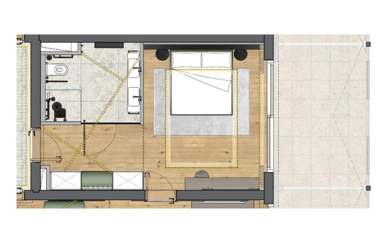 Deluxe Double room with balcony