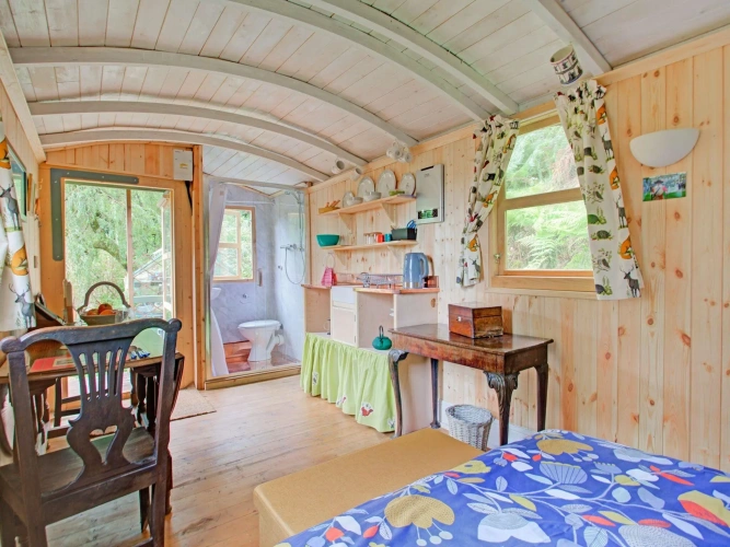 Cottage with balcony