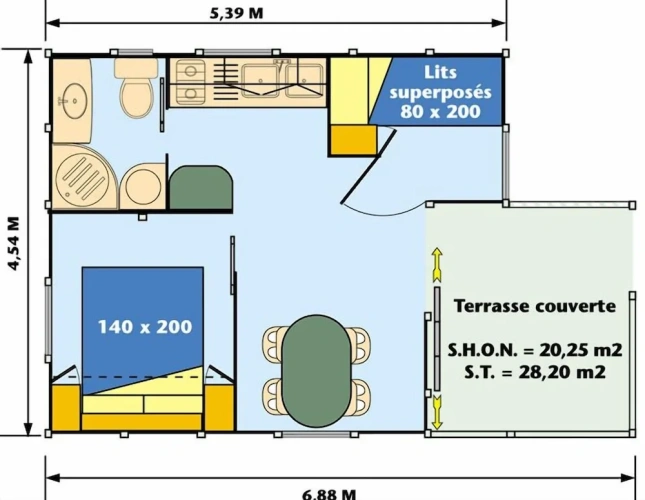 2 Bedrooms Standard Bungalow