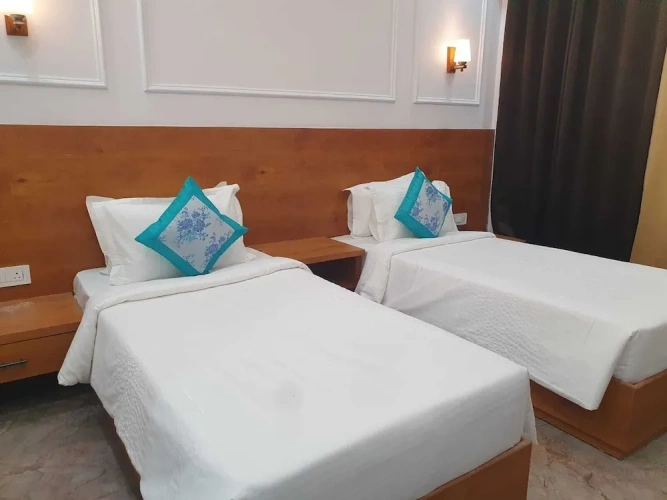Superior Twin room with balcony and with river view