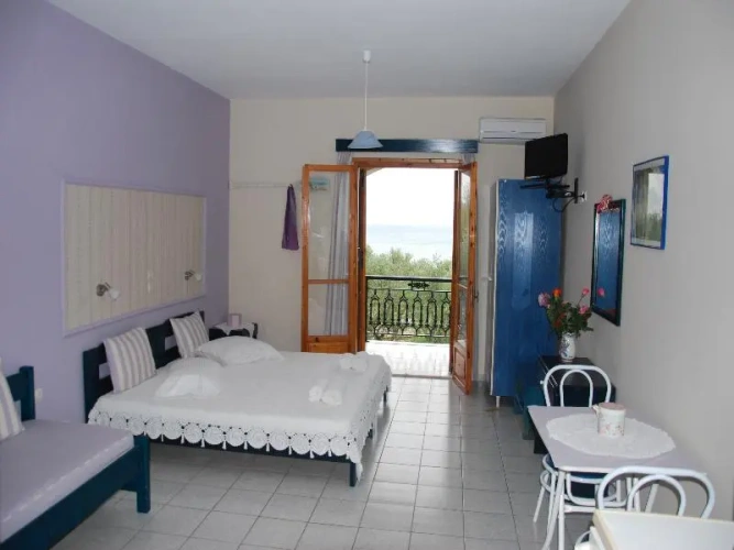 Studio with balcony